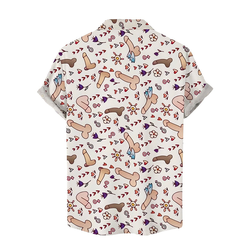 Funny Printed Short Sleeve Shirt