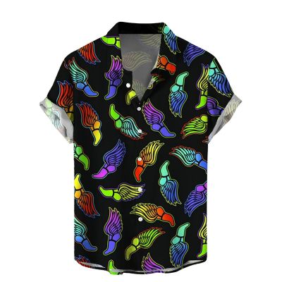 Holiday Fun Print Colorful Shirt