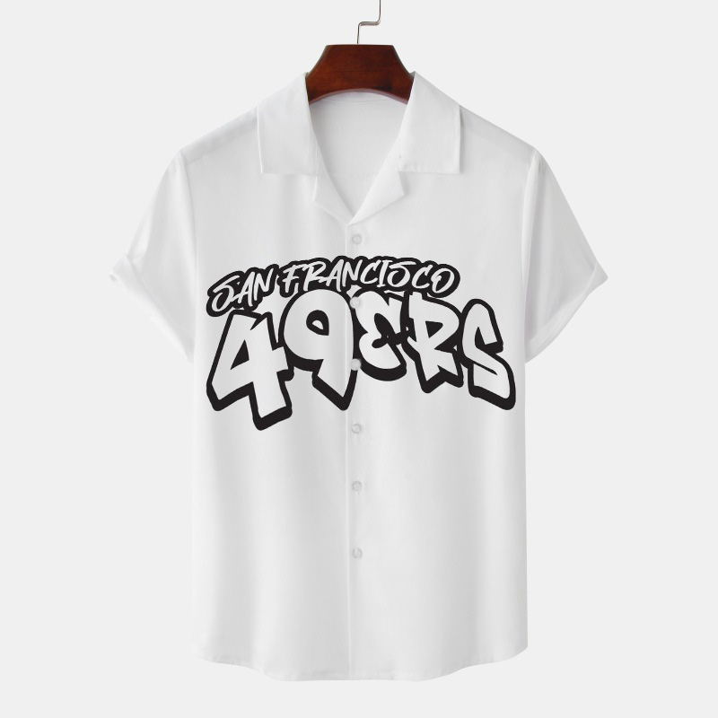 SF 49ERS Printed Shirt - Helloice Apparel