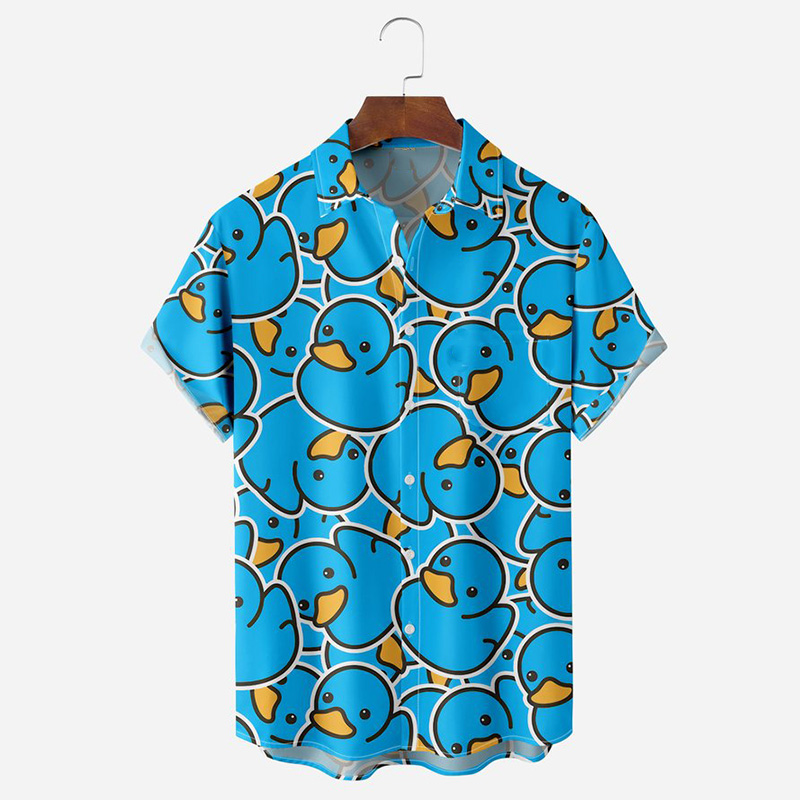 Ducks Short Sleeve Hawaiian Shirt