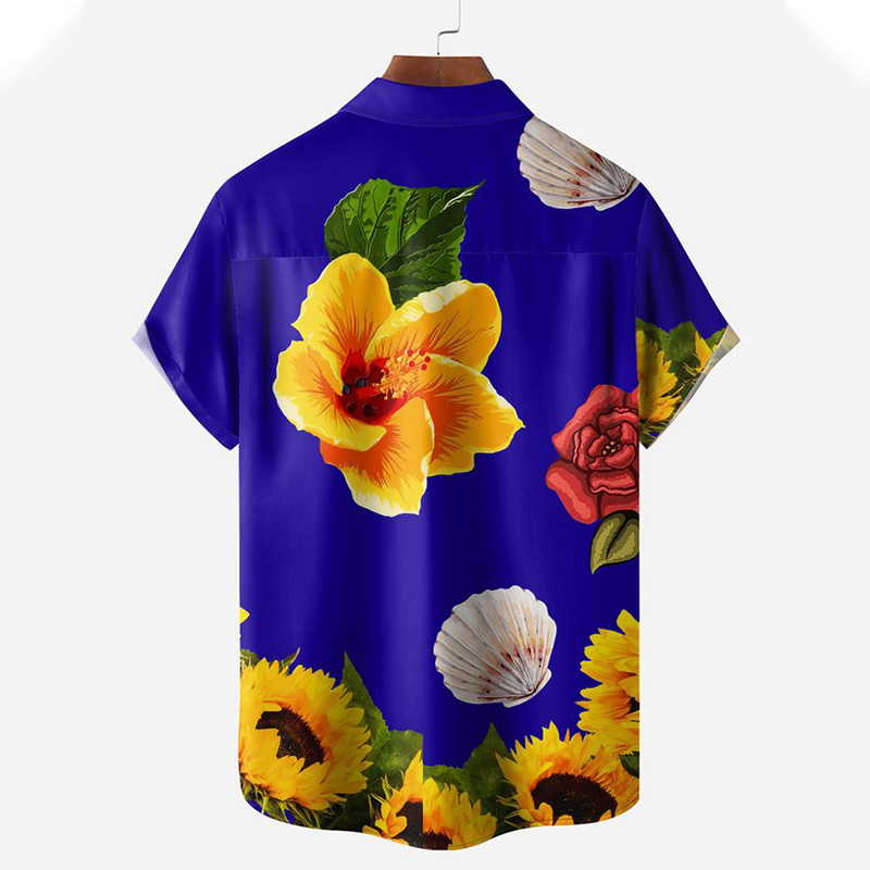 Inflatable Effect Print Short Sleeve Shirt Inflatable Effect Print Short Sleeve Shirt