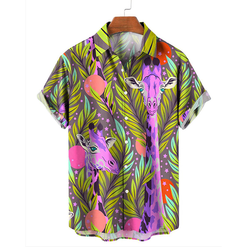 Hawaiian Shirts Pandas Print