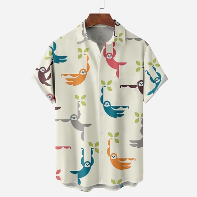 Hawaiian Shirts Pandas Print