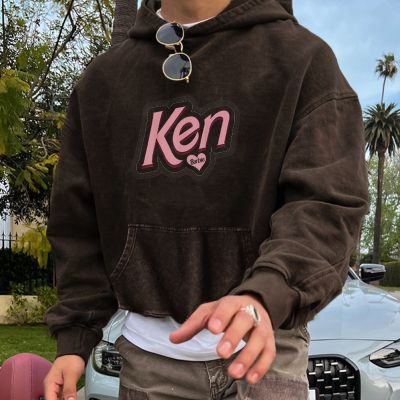 Ken Distressed Print Sweatshirt