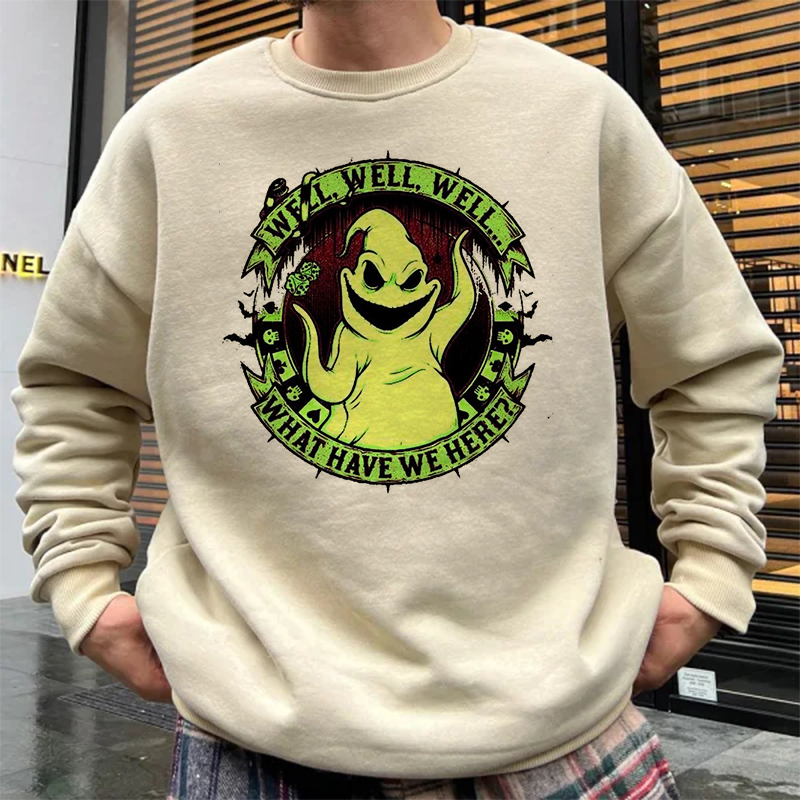 Halloween Horror Movie Character Print Sweatshirt