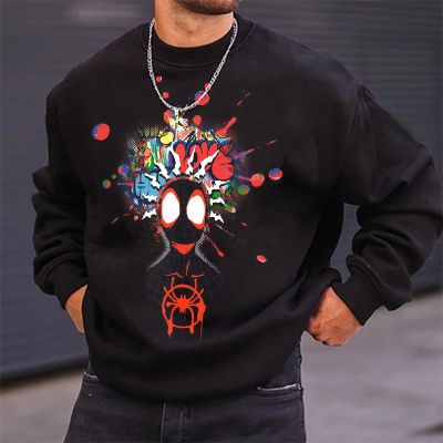 Halloween Spider-Man Print Sweatshirt