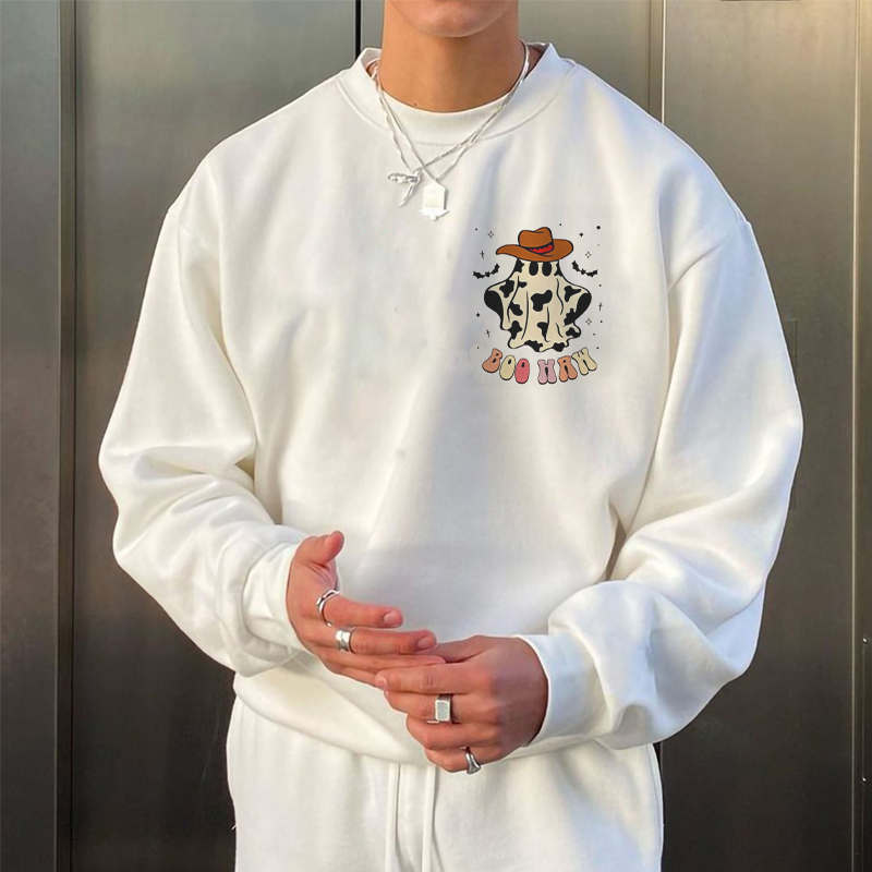 Clown Graffiti Print Pullover Sweatshirt