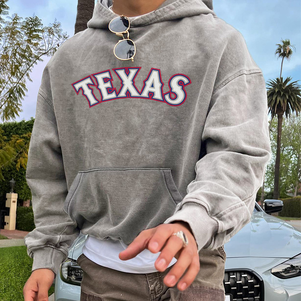 Boston Texas Print Hoodie