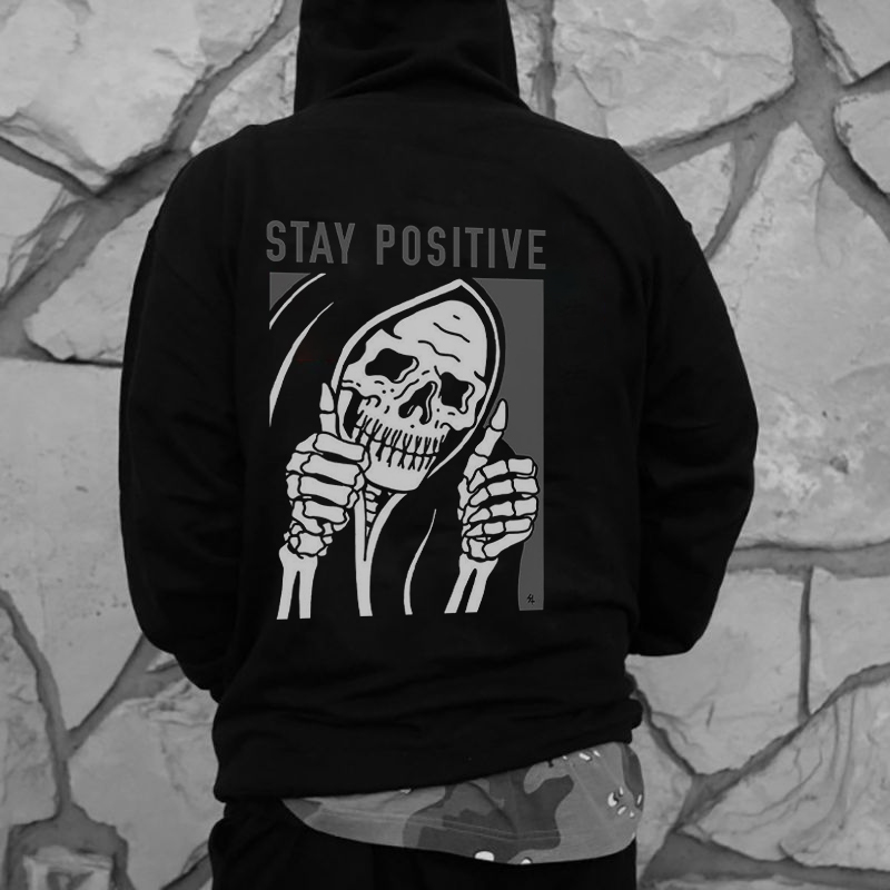 Halloween Monster Skeleton Print Hoodie