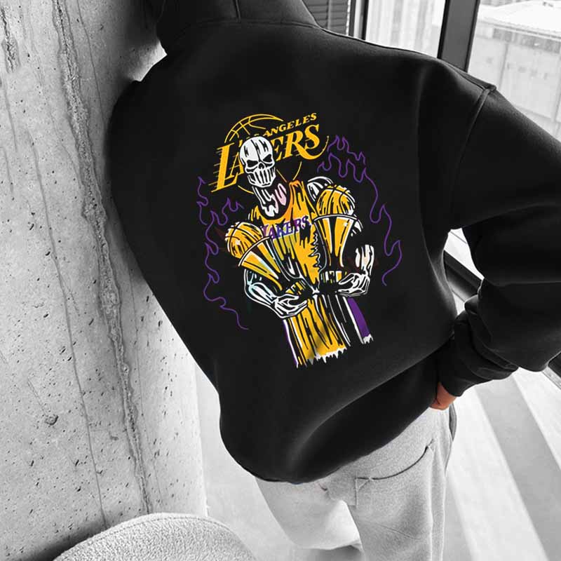 Los Angeles Basketball Team Printed Hoodie