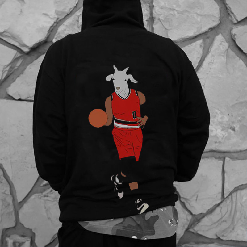 Dame Time Basketball Star Print Hoodie