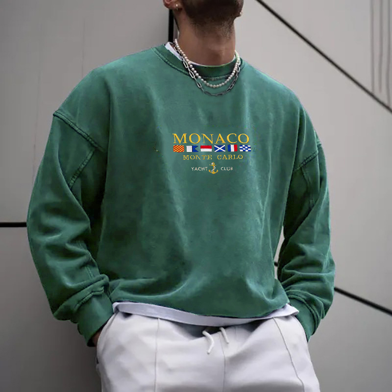 Casual Club Print Sweatshirt