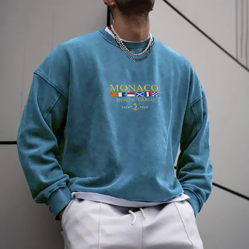Casual Club Print Sweatshirt