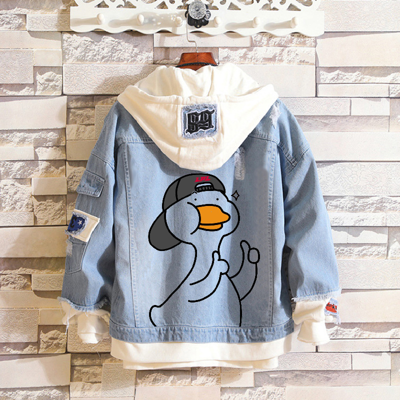 Happy Duck Two-Piece Denim Jacket