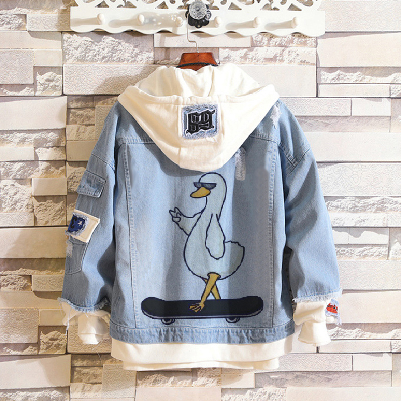 Happy Duck Two-Piece Denim Jacket