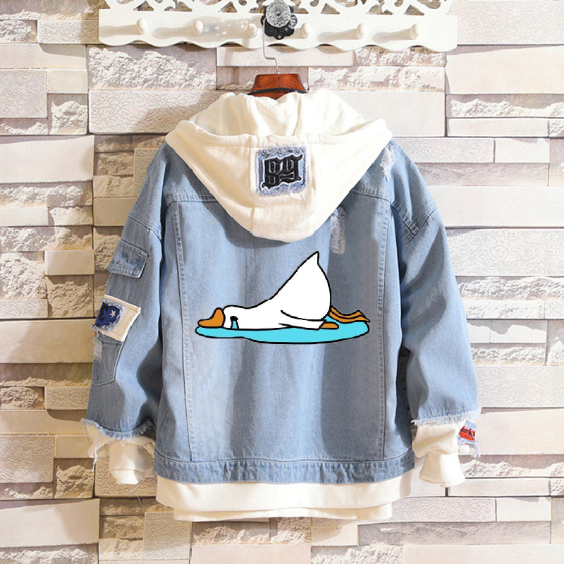 Sad Goose Two-Piece Denim Jacket