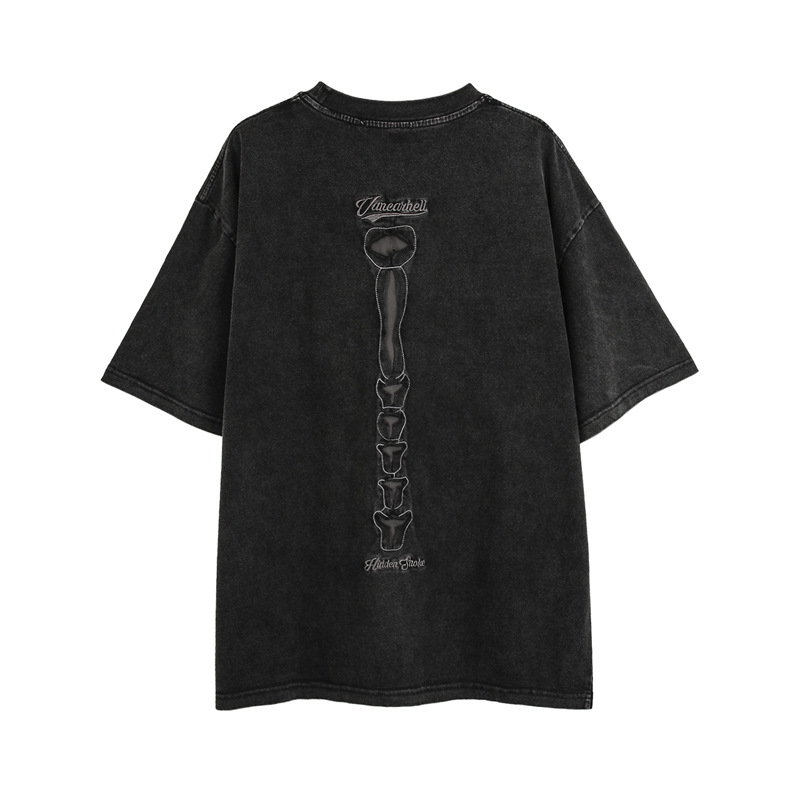 Stylish Cutout Skeleton T-Shirt