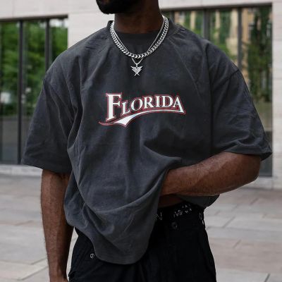Vintage Florida Oversized Cotton T-Shirt