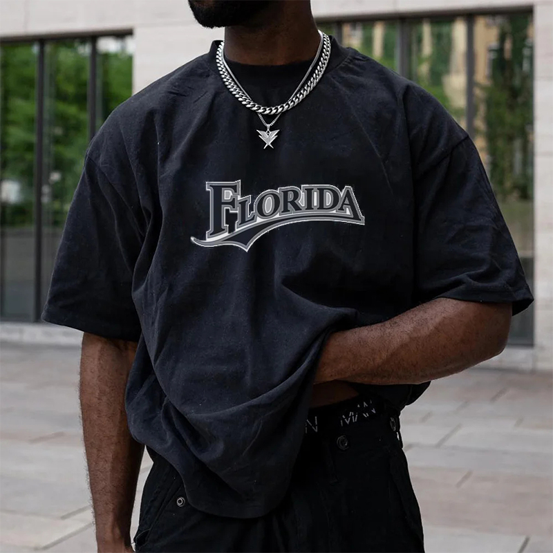 Vintage Florida Oversized Cotton T-Shirt