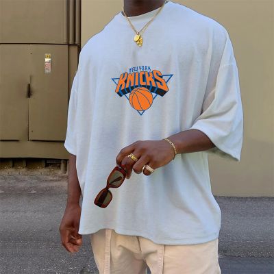 New York Knick Basketball Print T-Shirt