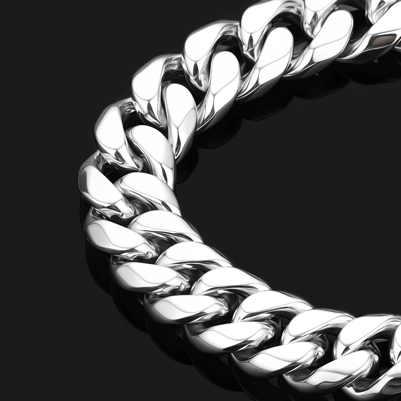 10mm Stainless Steel Miami Cuban Bracelet with Iced Clasp 10mm Stainless Steel Miami Cuban Bracelet with Iced Clasp