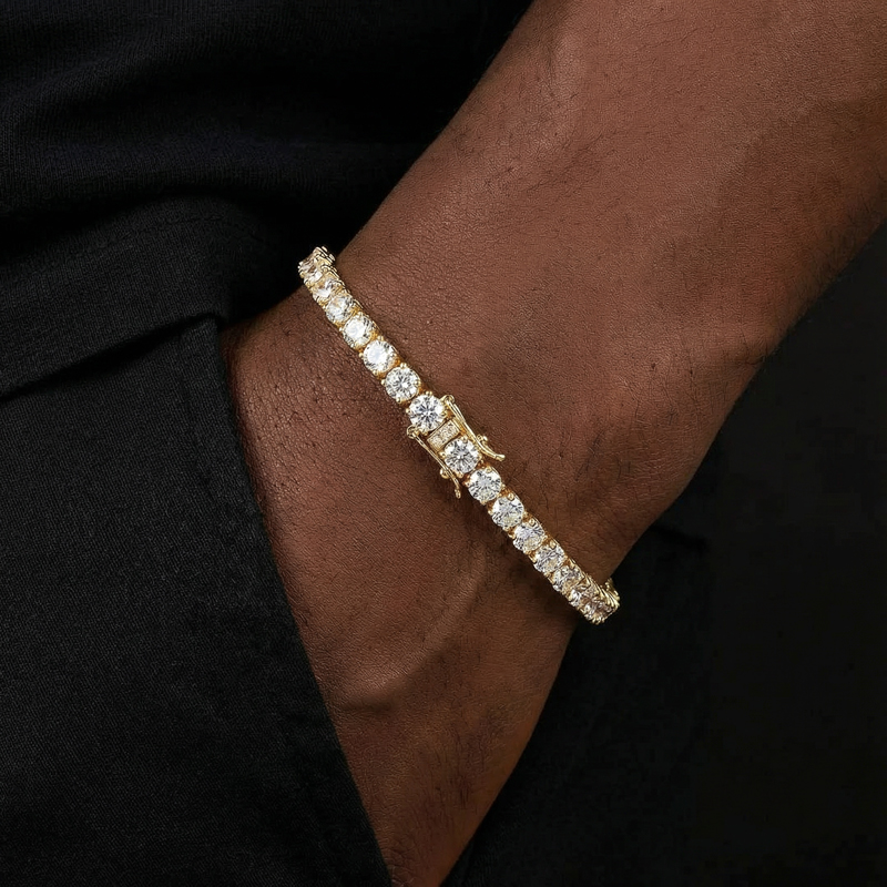 3mm Tennis Bracelet in 18K Gold