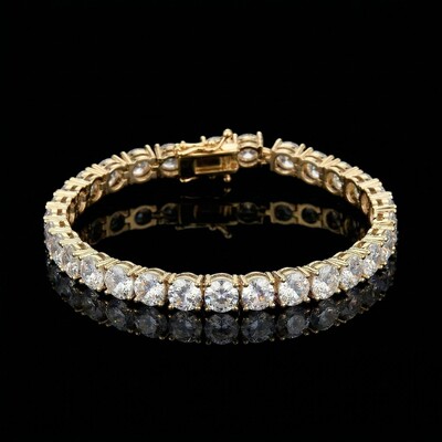 3mm Tennis Bracelet in 18K Gold