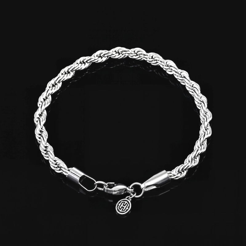 4mm Stainless Steel Rope Bracelet 4mm Stainless Steel Rope Bracelet