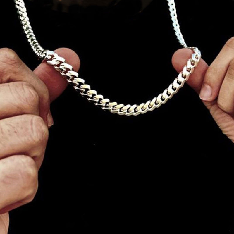 8mm 316L Stainless Steel Cuban Link Chain
