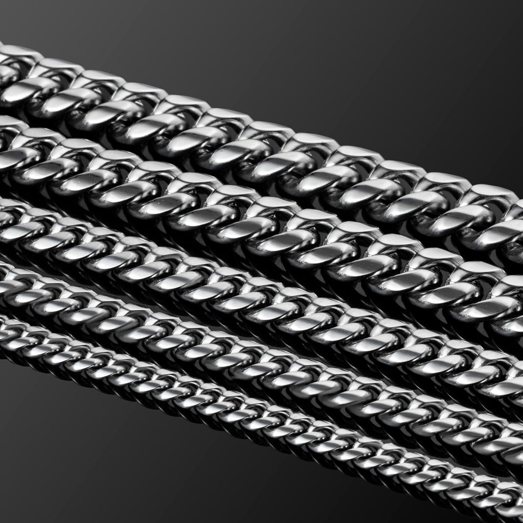 14mm 316L Stainless Steel Cuban Link Chain