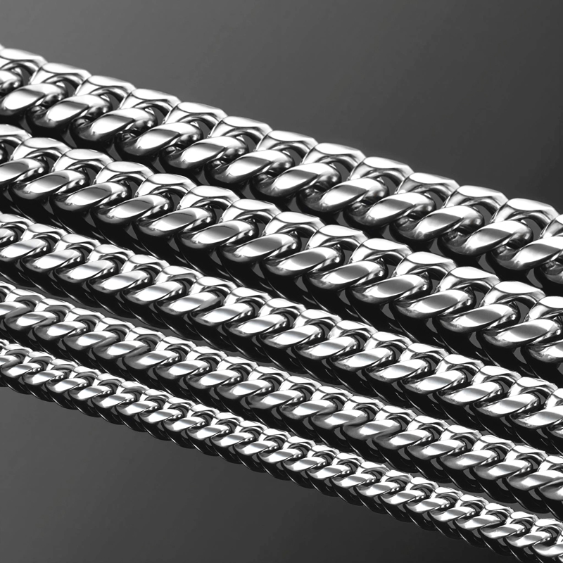 14mm 316L Stainless Steel Cuban Link Chain