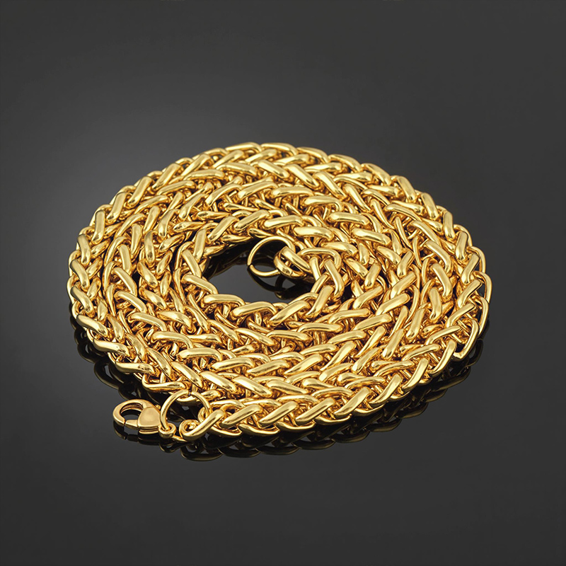 2.5mm 18K Gold Franco Chain