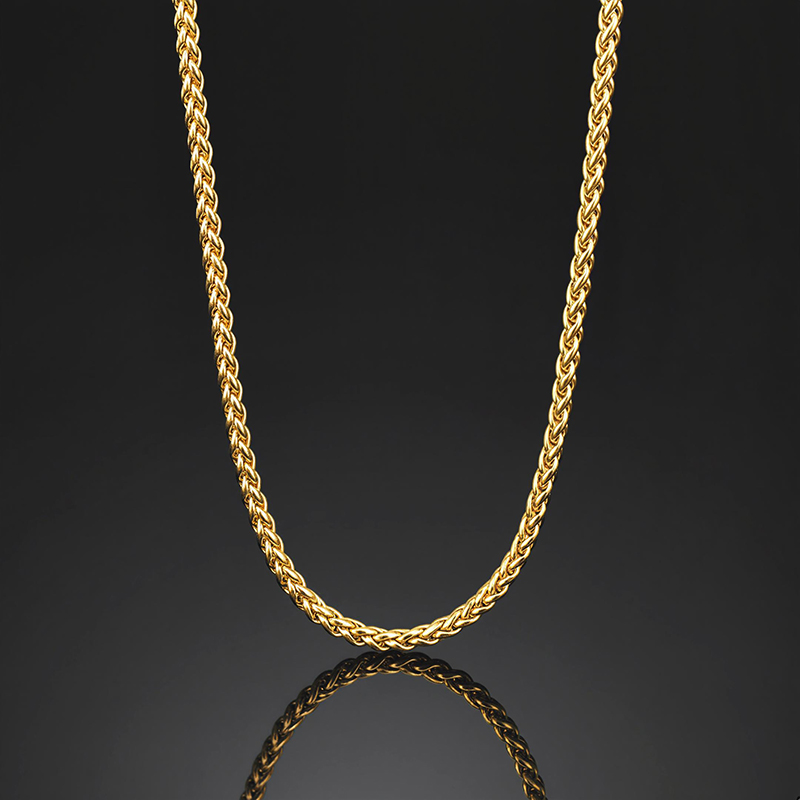 2.5mm 18K Gold Franco Chain