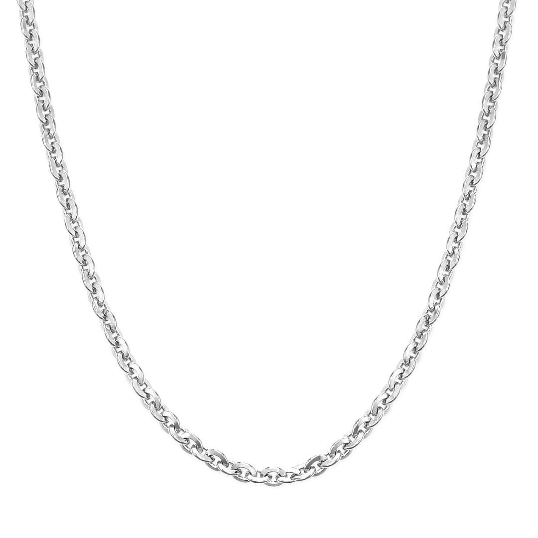 3mm Cable Solid 925 Sterling Silver Chain