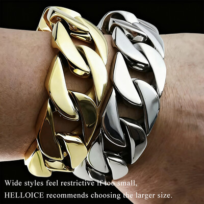 32mm 316L Stainless Steel Cuban Bracelet