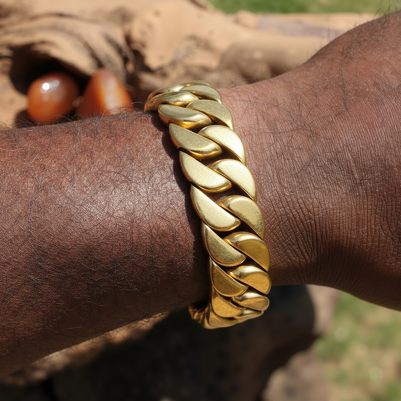 32mm 316L Stainless Steel Cuban Bracelet