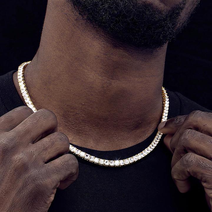 5mm Tennis 18K Gold Chain
