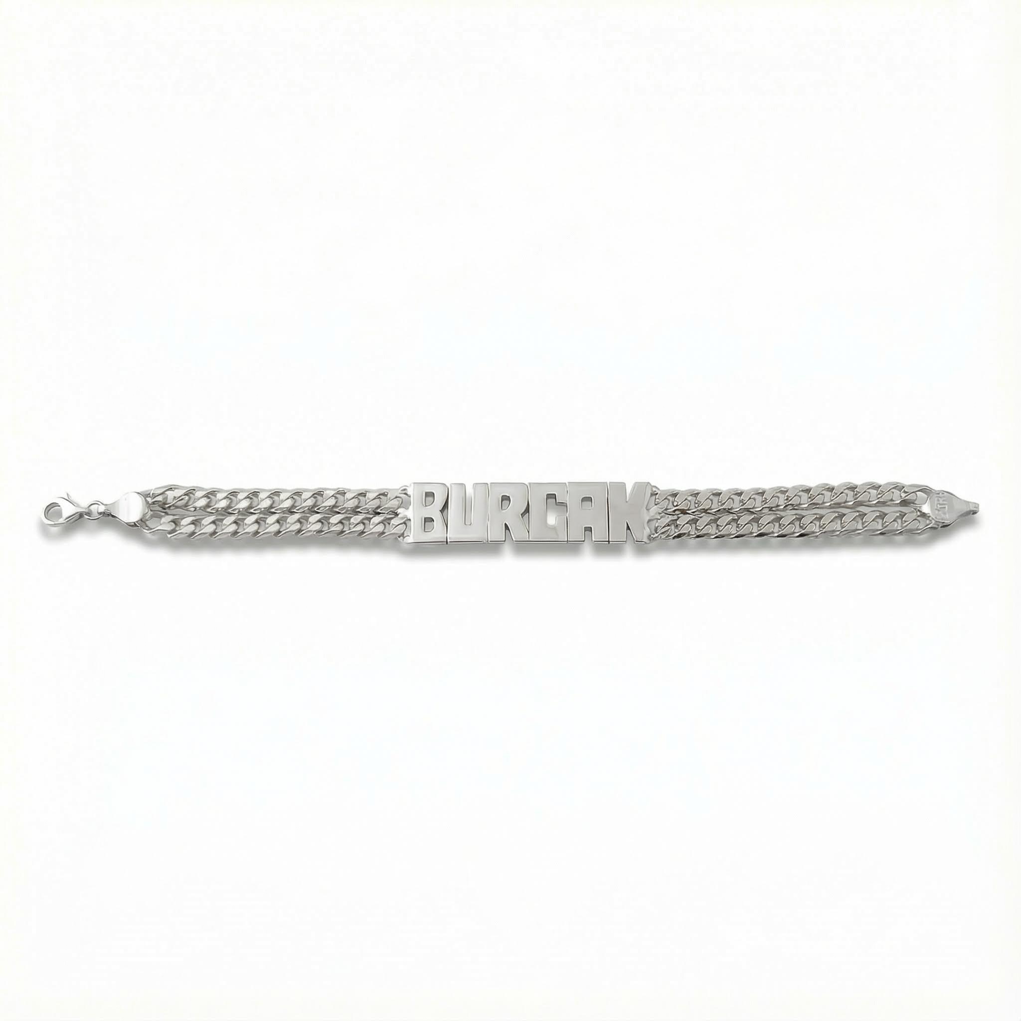 Personalized Double Chain Name Bracelet