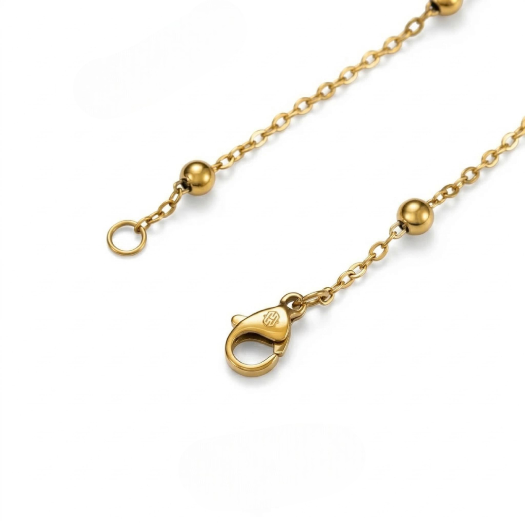 3mm Interval Beads Bracelet in Gold 3mm Interval Beads Bracelet in Gold