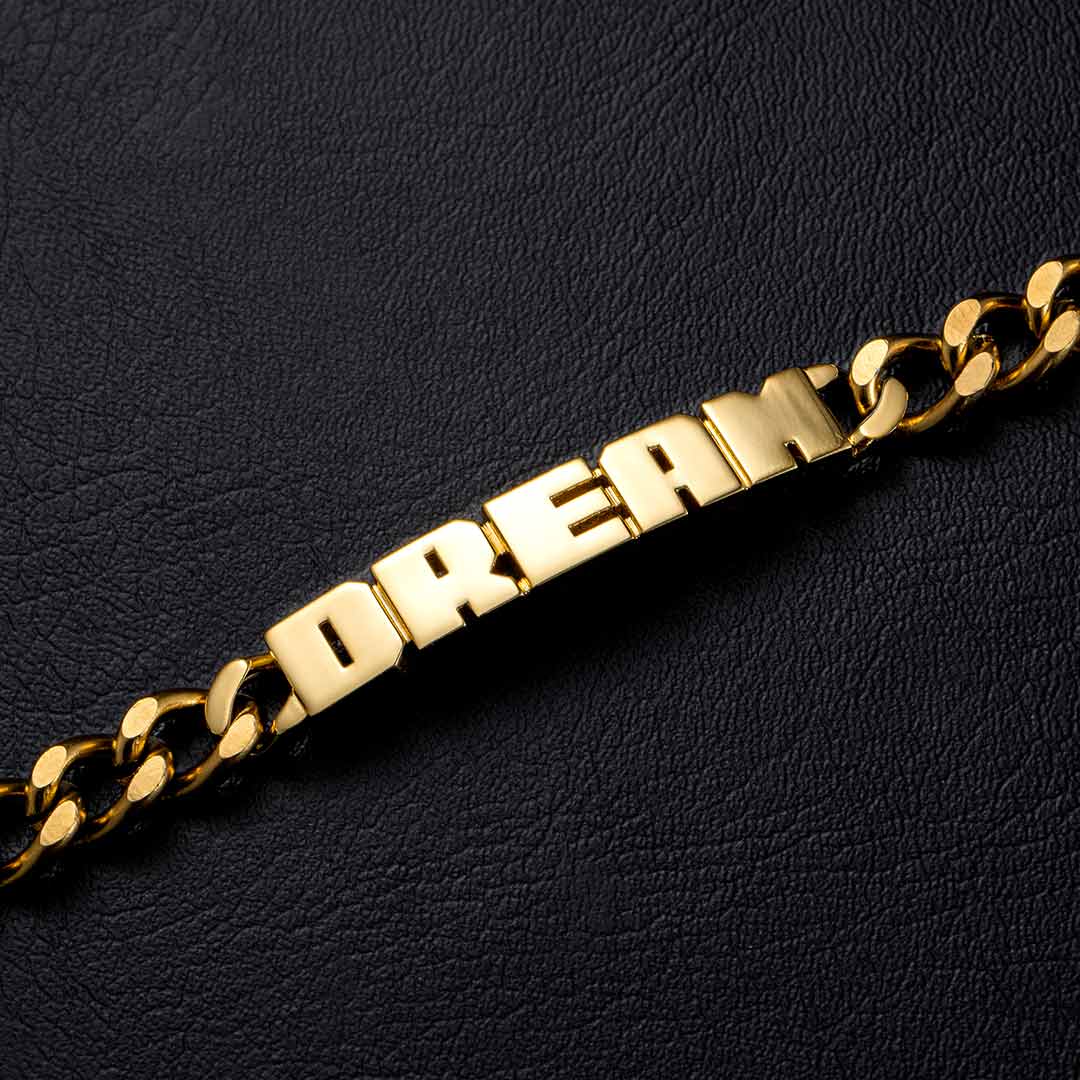 8mm DREAM Cuban Bracelet in Gold