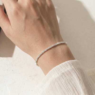 Sparkling Gypsophila Bracelet