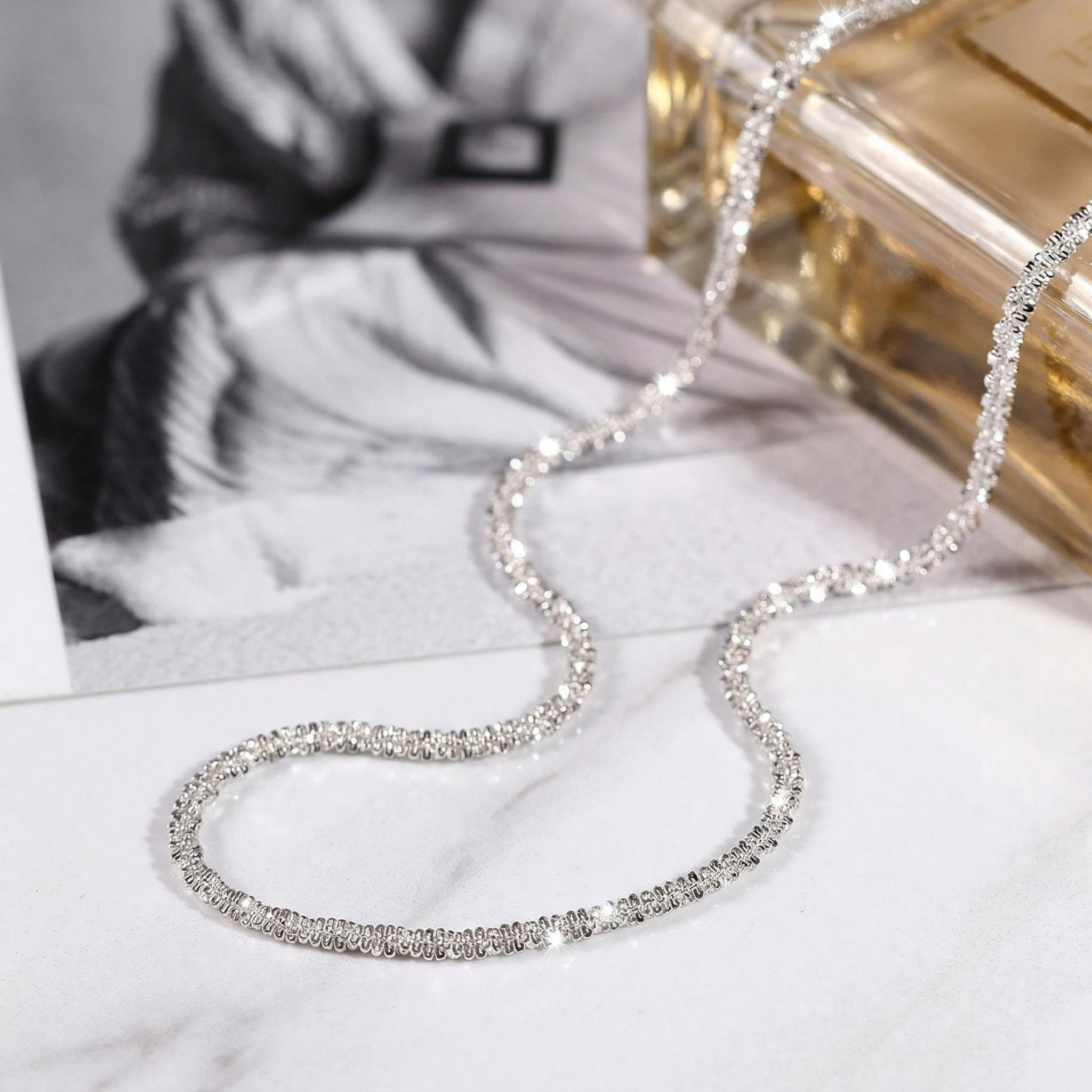 Sparkling Gypsophila Bracelet