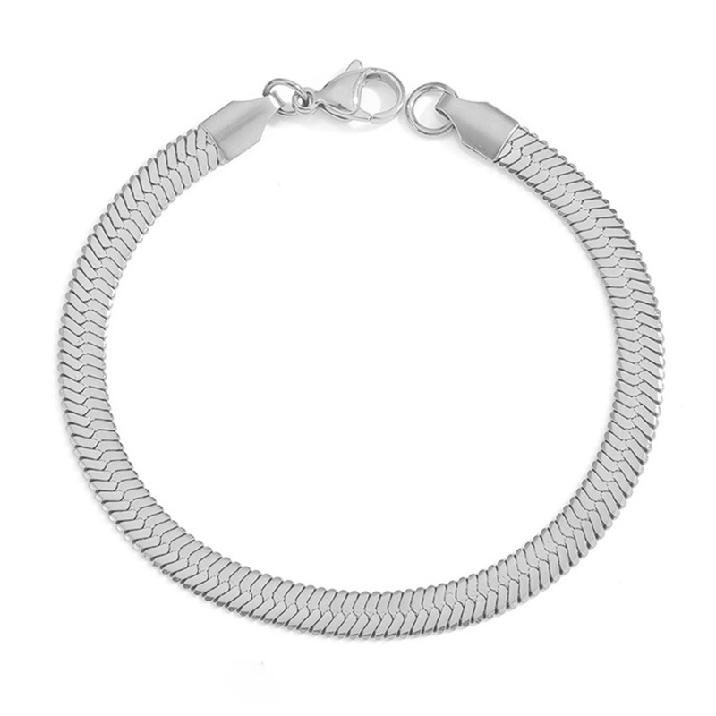 3mm/4mm/5mm Herringbone Bracelet