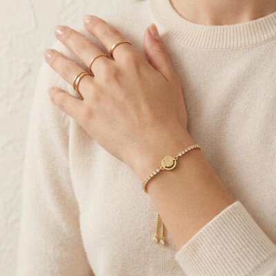 Iced Smiley Mama Bolo Bracelet