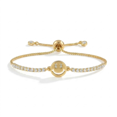 Iced Smiley Mama Bolo Bracelet