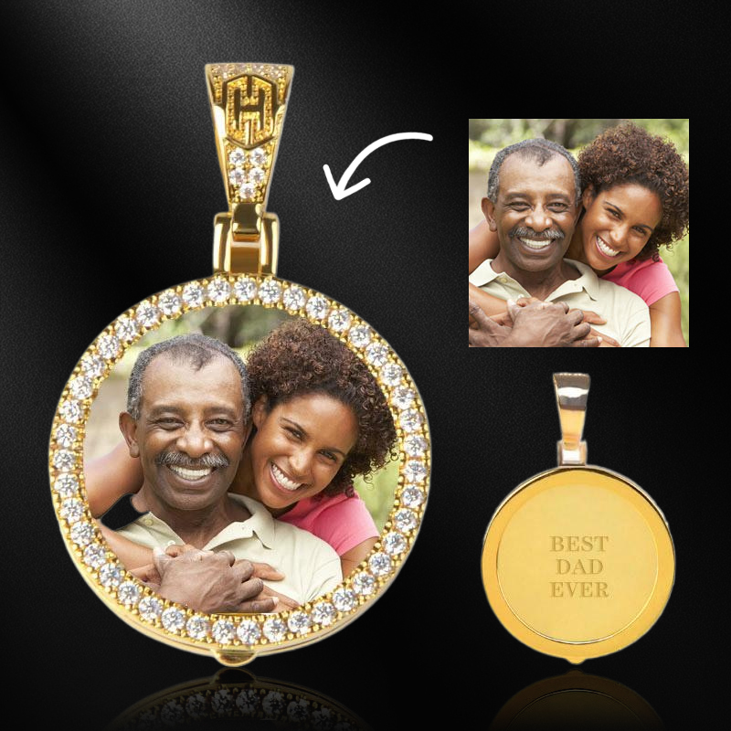  Custom Small Size Photo Pendant - 26mm/1"