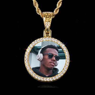  Custom Small Size Photo Pendant - 26mm/1"