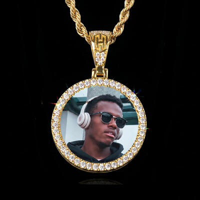 Custom Small Size Photo Pendant - 26mm/1"