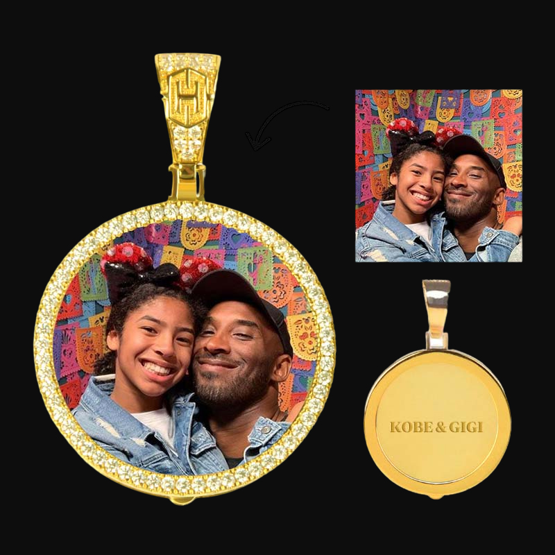  Custom Medium Size Photo Pendant -38mm/1.5"