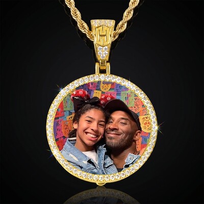  Custom Medium Size Photo Pendant -38mm/1.5"